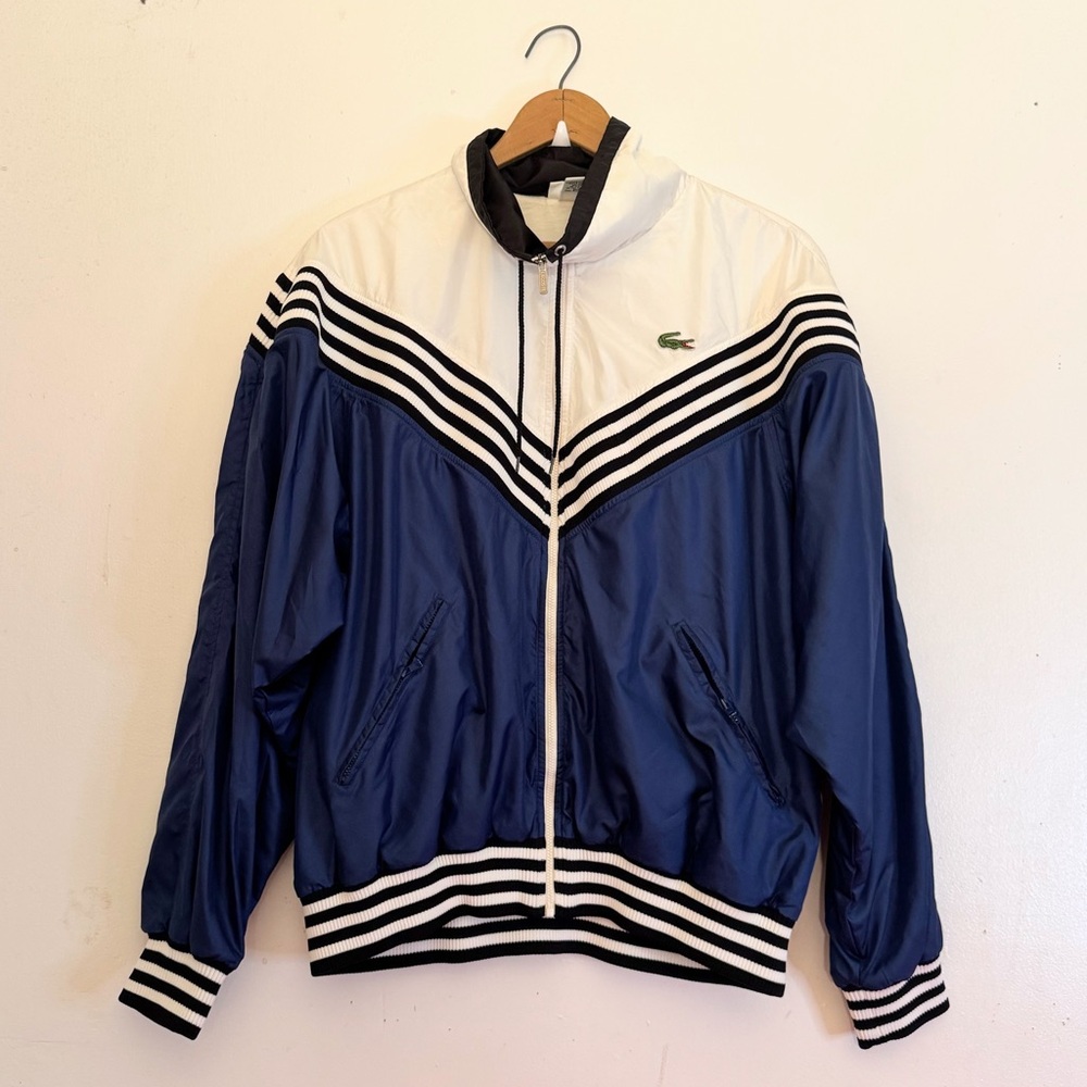 Rare Vintage 90s Chemise Lacoste Nylon Bomber windbreaker jacket Men’s Size L